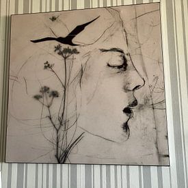 Klantfoto: Where the birds grow (Gezien bij vtwonen) van RAR Kramer - Visual poet, als ArtFrame