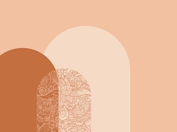 Retro arches with floral print lying 6/6 by Marleen Schrijver