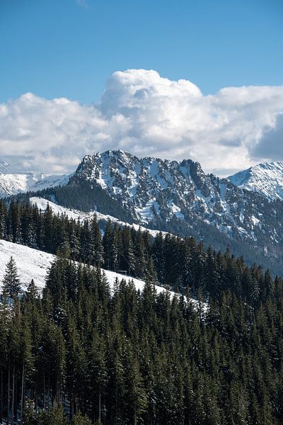 Sorgschrofen near Jungholz in winter by Leo Schindzielorz