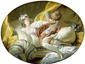 Jean-Honoré Fragonard. The Beautiful Servant  van 1000 Schilderijen thumbnail