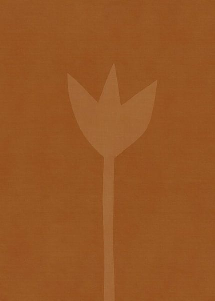 Moderne abstrakte Tulpe Nr. 48 von Studio Keserű