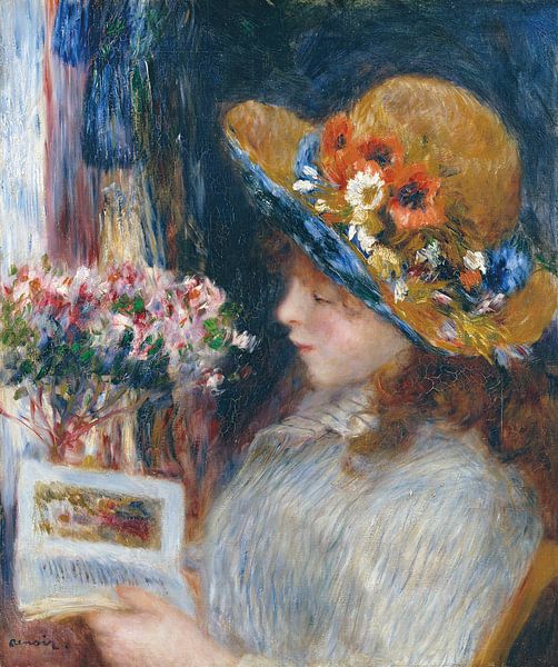 Lesendes Mädchen, Auguste Renoir von All the Masters