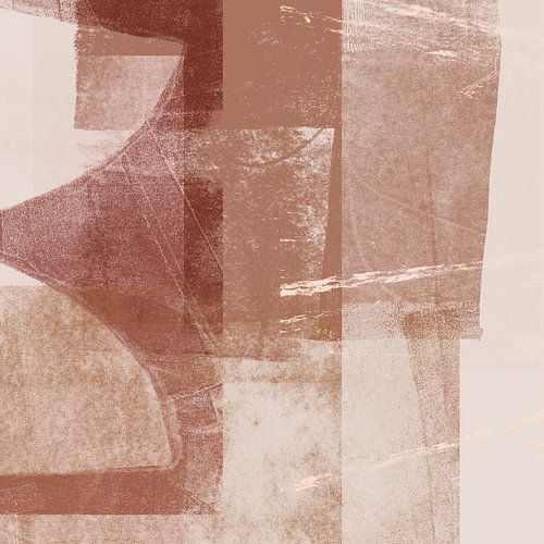 Raw Romance. Moderne abstracte kunst in warme kleuren VIII