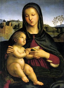 Madonna met Kind - Rafaël van Urbino