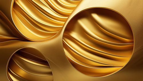 Gold mit Form und Muster