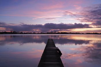 Heure bleue reflétée dans le Nannewiid