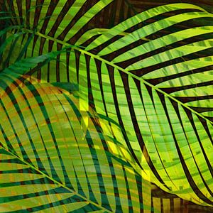 TROPICAL GREENERY LEAVES no1b