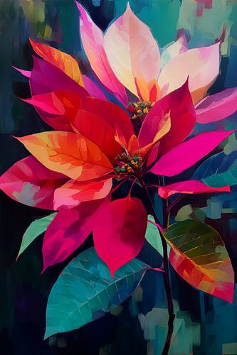 Christmas star in warm light no. 7