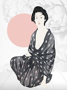 Japanese Woman by Marja van den Hurk