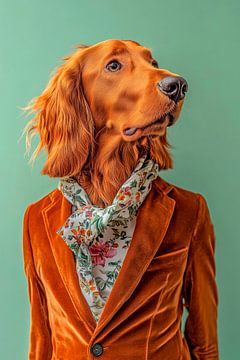 Irish Setter by Poster Art Shop