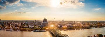 Köln Panorama von Günter Albers