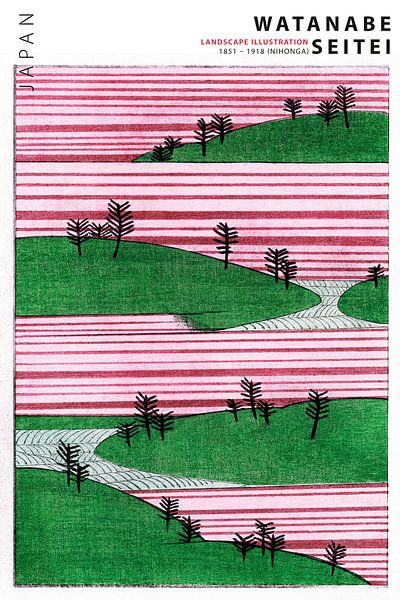 Watanabe Seitei - Illustrated Landscape by Old Masters