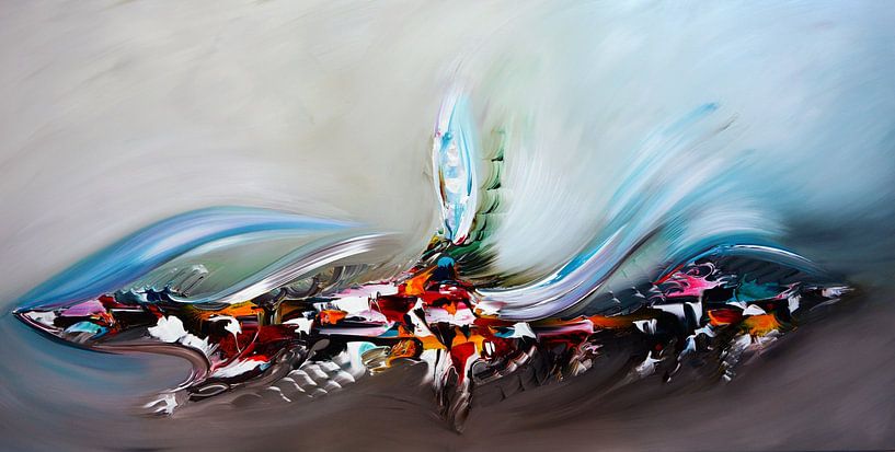 Abstract City by Gena Theheartofart