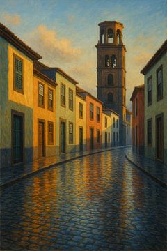 La Laguna Golden Hour – Colonial Streets in Evening Light by Travel Shop