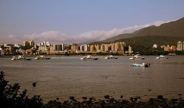 Landschaft Taiwan Taipeh von Mei Bakker