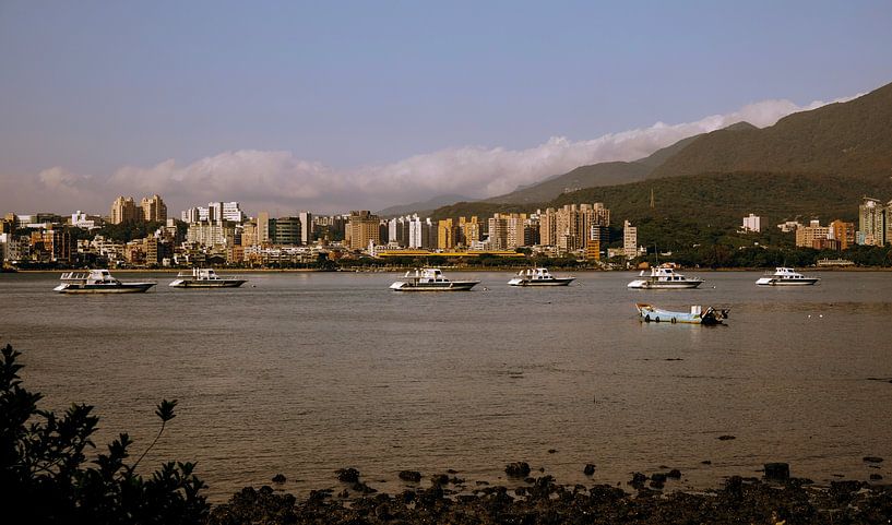 Landschaft Taiwan Taipeh von Mei Bakker