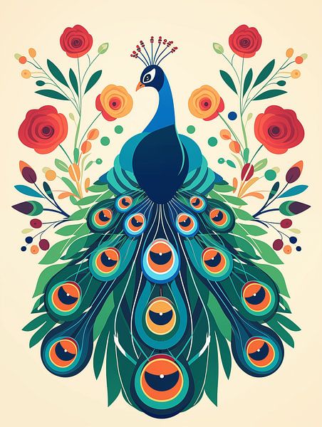 Der Pfau von Gypsy Galleria