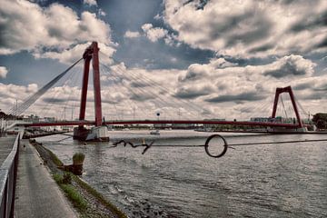 Willemsbrug Rotterdam van Peter Jongeling