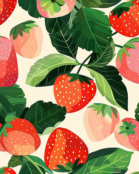 Dansende zomerkoninkjes in de lente van Vlindertuin-Art