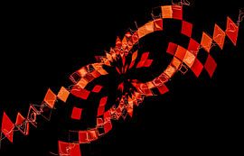 schwarz rot rot schwarz (Breitwandfoto)