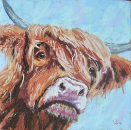 Schotse Hooglander van Wim's Pastelart