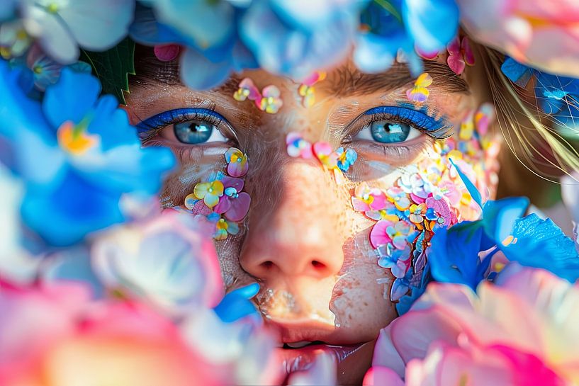 La femme au pouvoir des fleurs par Egon Zitter