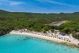 Curacao - Drohnenaufnahme von Grote Knip von Keesnan Dogger Fotografie