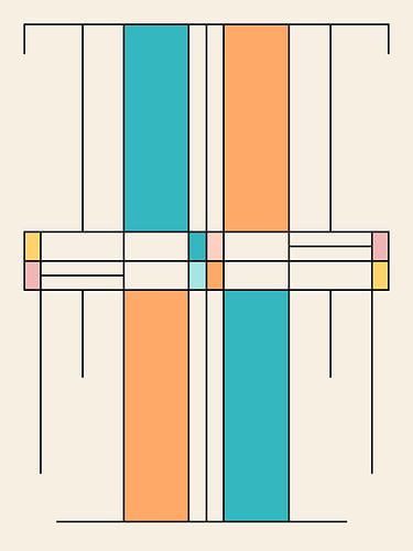 Bauhaus, summer line no.5 by Hilde Remerie Photography and digital art