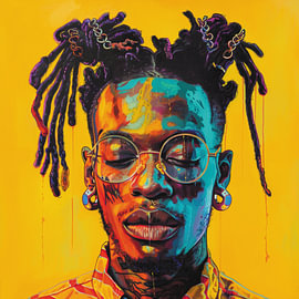 Dreads in a knot