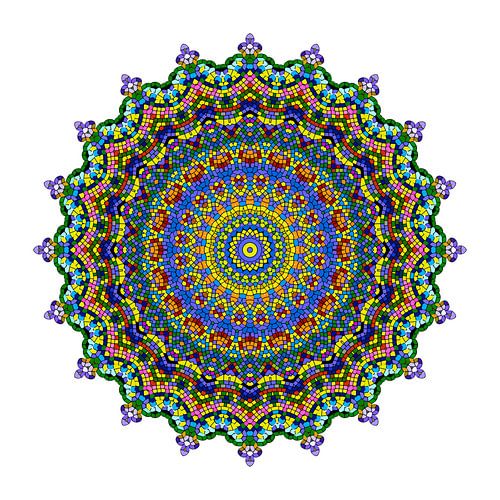 Mandala flowers dream