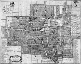 Karte von Den Haag von 1729 von Atelier Liesjes