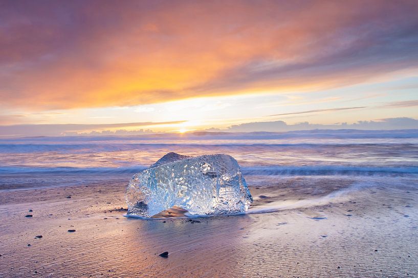 Chunks of ice on the beach by Sven-Erik Arndt