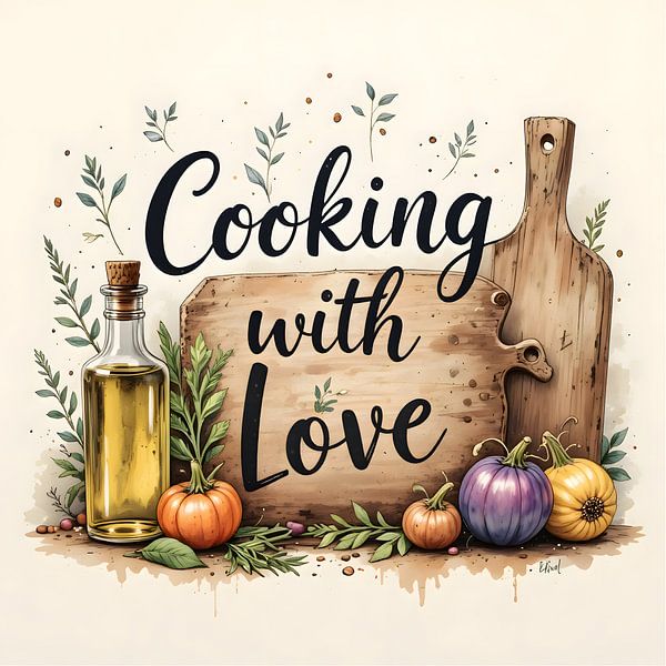 Cooking With Love by DNArt Gallery's