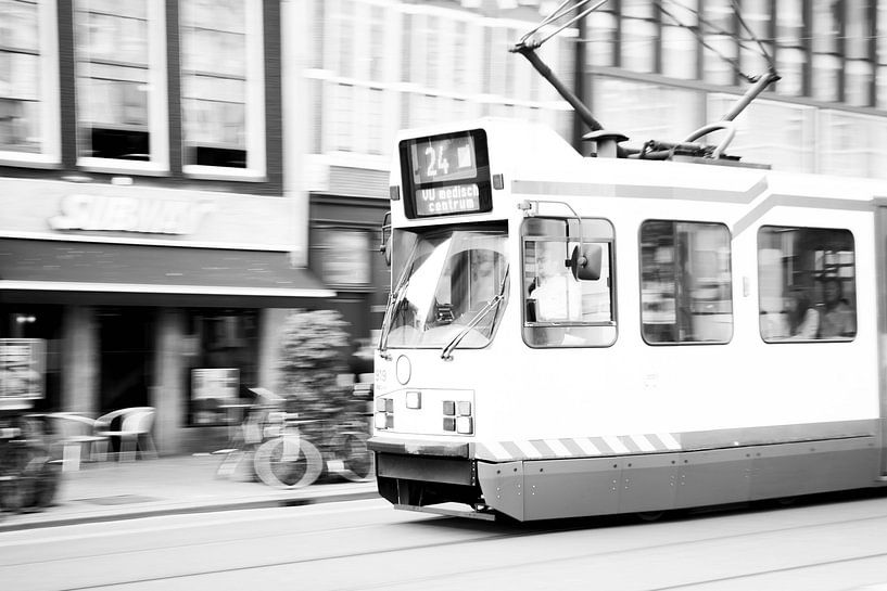 Amsterdamse tram van Christel Verschuren