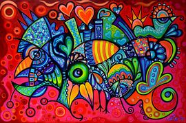 Planet Earth van Annet Raben