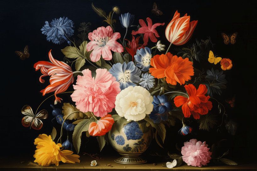 Brimming with flowers inspired by the old masters by Studio Allee