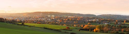 Panorama van Vaals tijdens de Herfst