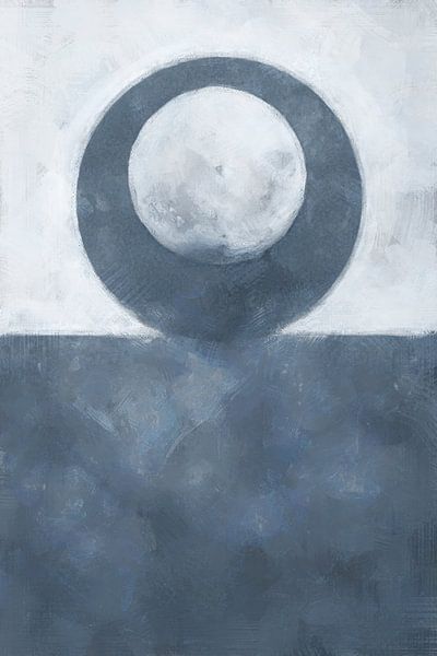 Zen Cirkel | Blauw van Kanzo