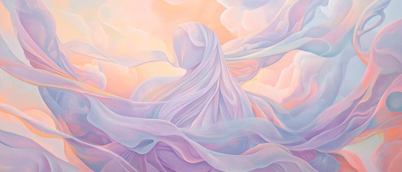Sanfte Farben und fließende Formen von Poster Art Shop
