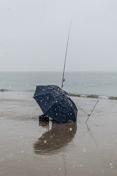 Het loze vissertje in weer en wind van Wouter Pinkhof
