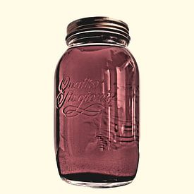 Red water colour jar by Björn Leurs