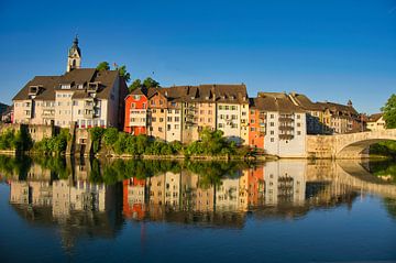 Laufenburg am Hochrein in Zwitserland van Tanja Voigt