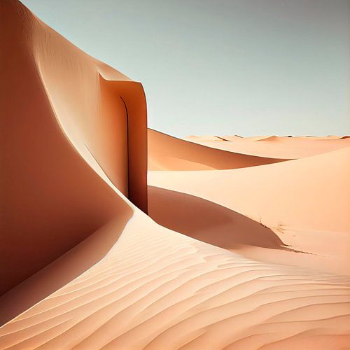 Dwelling under the Desert Sand