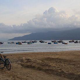 Bicycle on the beach von Mr Greybeard