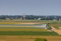Sexbierum en omgeving vanaf de toren van de Sixtuskerk
