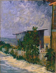 Onderdak (of schuur) op Montmartre, Vincent van Gogh