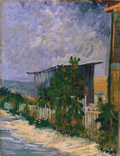 Onderdak (of schuur) op Montmartre, Vincent van Gogh
