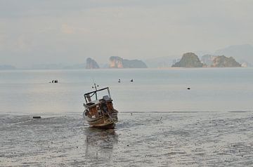 Lontailboot Thailand van Andreas Muth-Hegener