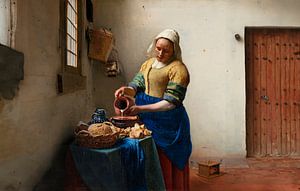 Vermeers Milchmädchen: Panoramisches Vergnügen von Maarten Knops