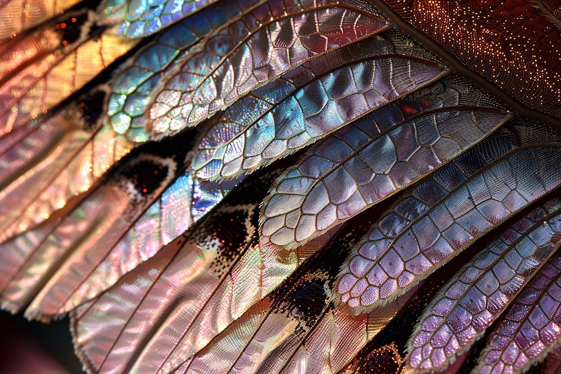 Close-up of shimmering butterfly wings by Imperial Art House